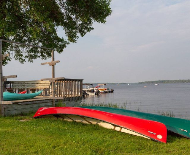 Canoes and Kayaks available for rent, free of charge for our cottage owners and cottage renters!