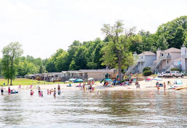 The kids will love building sandcastles, splashing in the water and making new friends at McCreary's Beach Resort