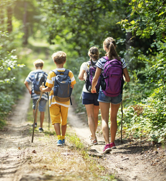 Family Hiking in Cottage Country